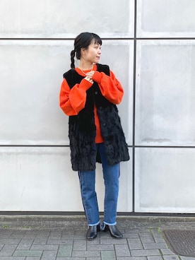 つなしまあゆみさん（レディース・153cm）の冬コーディネート