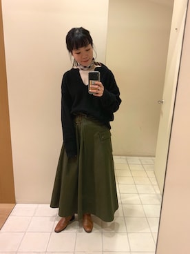 つなしまあゆみさん（レディース・153cm）の冬コーディネート