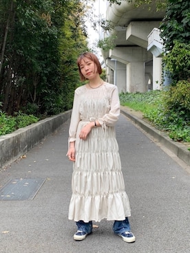 つなしまあゆみさん（レディース・153cm）の春コーディネート