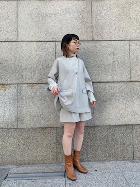 つなしまあゆみさん（レディース・153cm）の春コーディネート