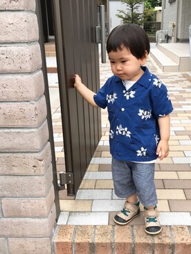 SOICHIROさん（キッズ・90cm）の夏コーディネート