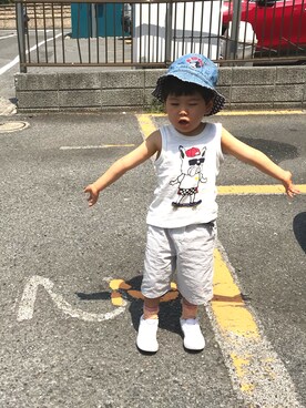 SOICHIROさん（キッズ・90cm）の夏コーディネート