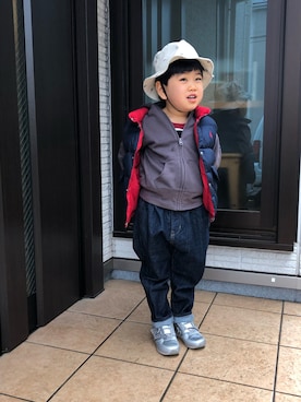 「Ralph Lauren」｜「アイテム（その他）」を使った、SOICHIROさん（キッズ・100cm）の春コーディネート