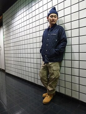 「INTERBREED」｜ブラックストアさん（メンズ・162cm）の冬コーディネート