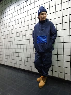 「INTERBREED」｜ブラックストアさん（メンズ・162cm）の春コーディネート