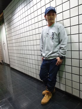 「 キャップ」｜ブラックストアさん（メンズ・162cm）の春コーディネート