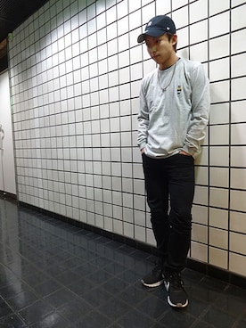 「INTERBREED」｜ブラックストアさん（メンズ・168cm）の春コーディネート