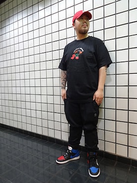 「 Tシャツ」｜ブラックストアさん（メンズ・167cm）の春コーディネート