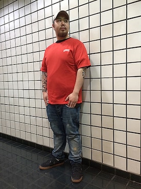 「 Tシャツ」｜ブラックストアさん（メンズ・168cm）の春コーディネート