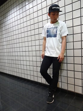 「 キャップ」｜ブラックストアさん（メンズ・168cm）の春コーディネート