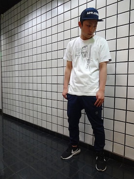 「 Tシャツ」｜ブラックストアさん（メンズ・168cm）の春コーディネート