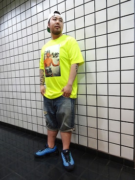 「PRIVILEGE（プリビレッジ）のアイテム」を使った、ブラックストアさん（メンズ・168cm）の春コーディネート