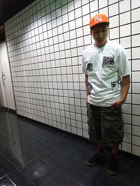 「PRIVILEGE（プリビレッジ）のアイテム」を使った、ブラックストアさん（メンズ・172cm）の夏コーディネート