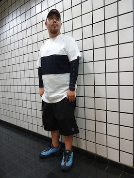 「APPLEBUM(アップルバム)のアイテム(アクセサリー)」を使った、ブラックストアさん(メンズ・168cm)の夏コーディネート