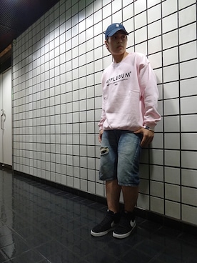 「SWEAT」｜ブラックストアさん（メンズ・165cm）の秋コーディネート