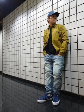 「Back Channel（バックチャンネル）のアイテム（ジャケット/アウター）」を使った、ブラックストアさん（メンズ・165cm）の秋コーディネート