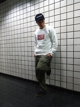 「SWEAT」｜ブラックストアさん（メンズ・165cm）の秋コーディネート