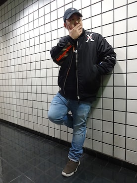 「Lafayette（ラファイエット）のアイテム（ジャケット/アウター）」を使った、ブラックストアさん（メンズ・169cm）の秋コーディネート
