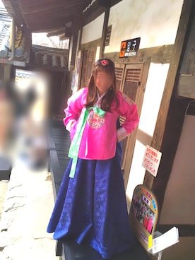 「民族衣装」｜「アイテム（その他）」を使った、ianさん（レディース・149cm）の春コーディネート