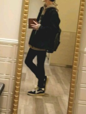 「フォロバ」｜「アイテム（デニムジャケット）」を使った、シンさん（メンズ・171cm）の冬コーディネート