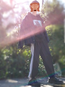 「Herden（ハーデン）のHerden MIRROR GHOST PK（パーカー）」を使った、シンさん（メンズ・171cm）の春コーディネート