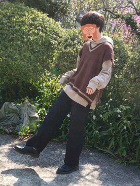 シンさん（メンズ・171cm）の春コーディネート