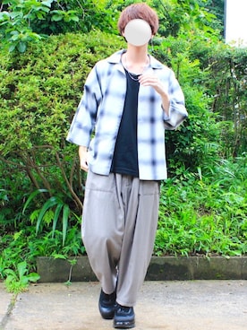 「アイテム（ピアス（片耳用））」を使った、シンさん（メンズ・171cm・10代）の夏コーディネート