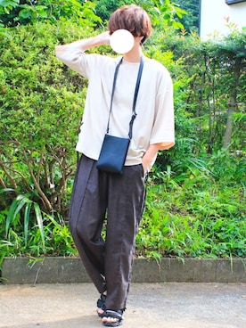 「アイテム（ピアス（片耳用））」を使った、シンさん（メンズ・171cm・10代）の夏コーディネート