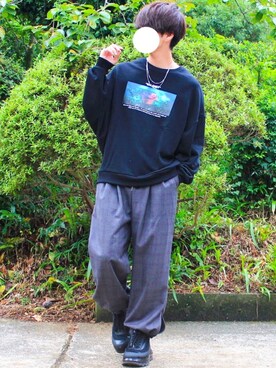 シンさん(メンズ・171cm)の秋コーディネート