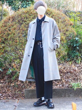 monkey time COATウールステンカラーコート MONKEY TIME（モンキータイム）の「＜monkey time＞ KRS MELTON