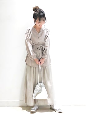 megpi【GLOBALWORK】さん（レディース・162cm）の春コーディネート