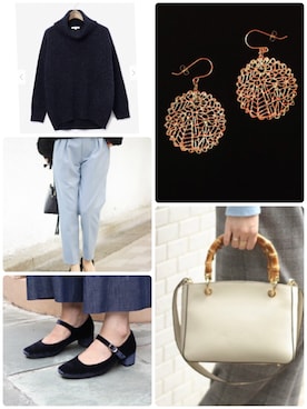 「KAORU（カオル）のアイテム」を使った、yoripi♡さん（レディース・156cm）の冬コーディネート