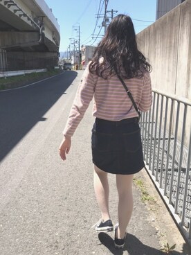 「アイテム（タイツ/ストッキング、ホワイト系）」を使った、Riさん（レディース・159cm）の春コーディネート