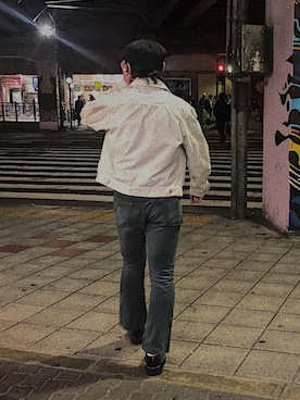 「soe（ソーイ）のアイテム（シューズ）」を使った、shutoさん（メンズ・165cm）の冬コーディネート