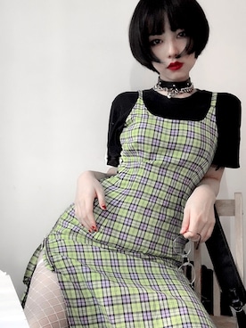 「THE RAGGED PRIEST（ザ・ラギド・プリースト）のアイテム（ワンピース）」を使った、Iris_Yさん（レディース・160cm）の秋コーディネート