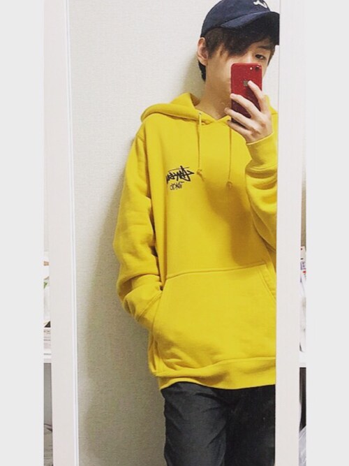 モニカ 届ける コーンウォール Stussy パーカー 黄色 Casagranaio Com