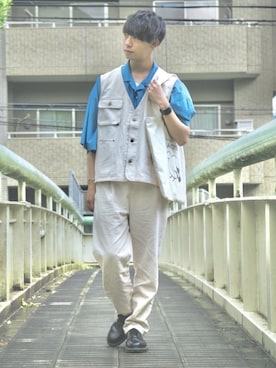 KOHさん(メンズ・175cm)の春コーディネート