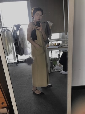 「prettyFIT（プリティーフィット）のアイテム」を使った、NN娜塔鲨さん（レディース・160cm）の春コーディネート