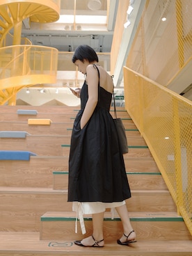 「prettyFIT（プリティーフィット）のアイテム」を使った、NN娜塔鲨さん（レディース・160cm）の夏コーディネート