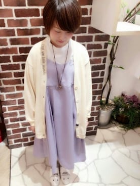 「ネコ」｜「アイテム（スリッポン）」を使った、めぐさん（レディース・150cm）の夏コーディネート