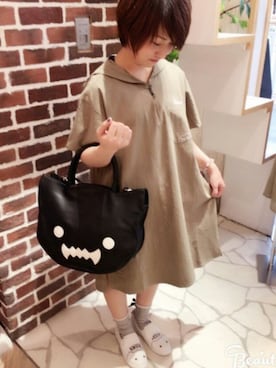 「アイテム（スリッポン）」を使った、めぐさん（レディース・150cm）の夏コーディネート