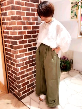 「Rydia（リディア）のアイテム」を使った、めぐさん（レディース・150cm）の夏コーディネート