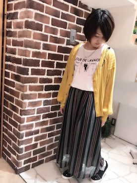 「Rydia（リディア）のアイテム」を使った、めぐさん（レディース・150cm）の夏コーディネート