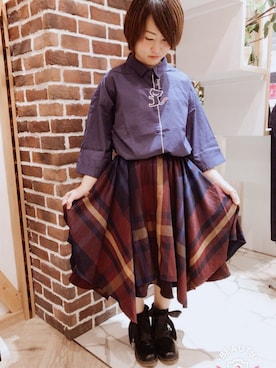 「Rydia（リディア）のアイテム」を使った、めぐさん（レディース・150cm）の夏コーディネート