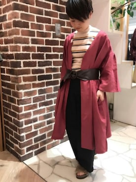 「ファーサンダル」｜めぐさん（レディース・150cm）の秋コーディネート