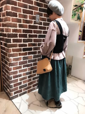 「Rydia（リディア）のアイテム」を使った、めぐさん（レディース・150cm）の秋コーディネート
