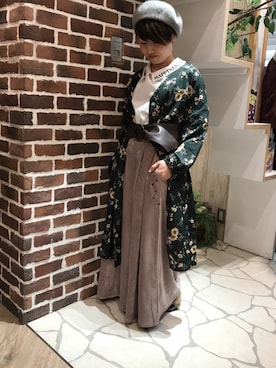 「Rydia（リディア）のアイテム」を使った、めぐさん（レディース・150cm）の秋コーディネート
