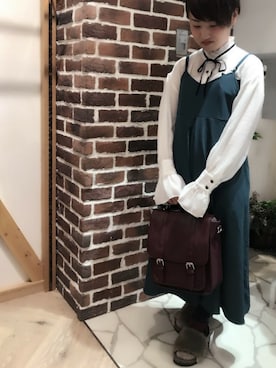 「Rydia（リディア）のアイテム」を使った、めぐさん（レディース・150cm）の秋コーディネート