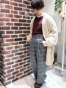 「Rydia（リディア）のアイテム」を使った、めぐさん（レディース・150cm）の冬コーディネート
