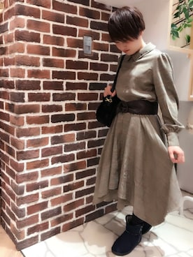 「Rydia（リディア）のアイテム」を使った、めぐさん（レディース・150cm）の冬コーディネート